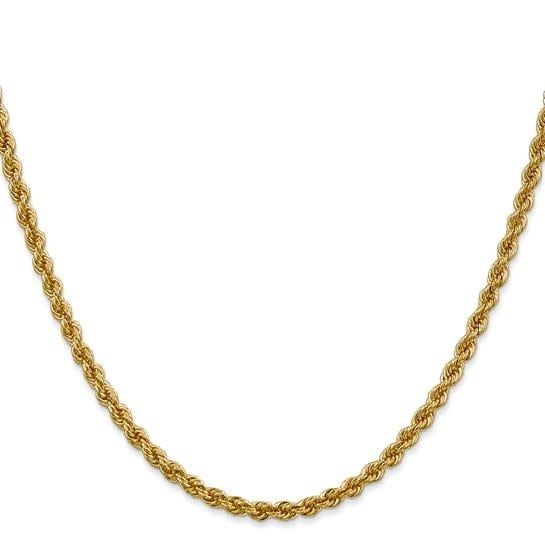 DEIX- 14KY 14.05g 3mm Rope Chain 18&quot;