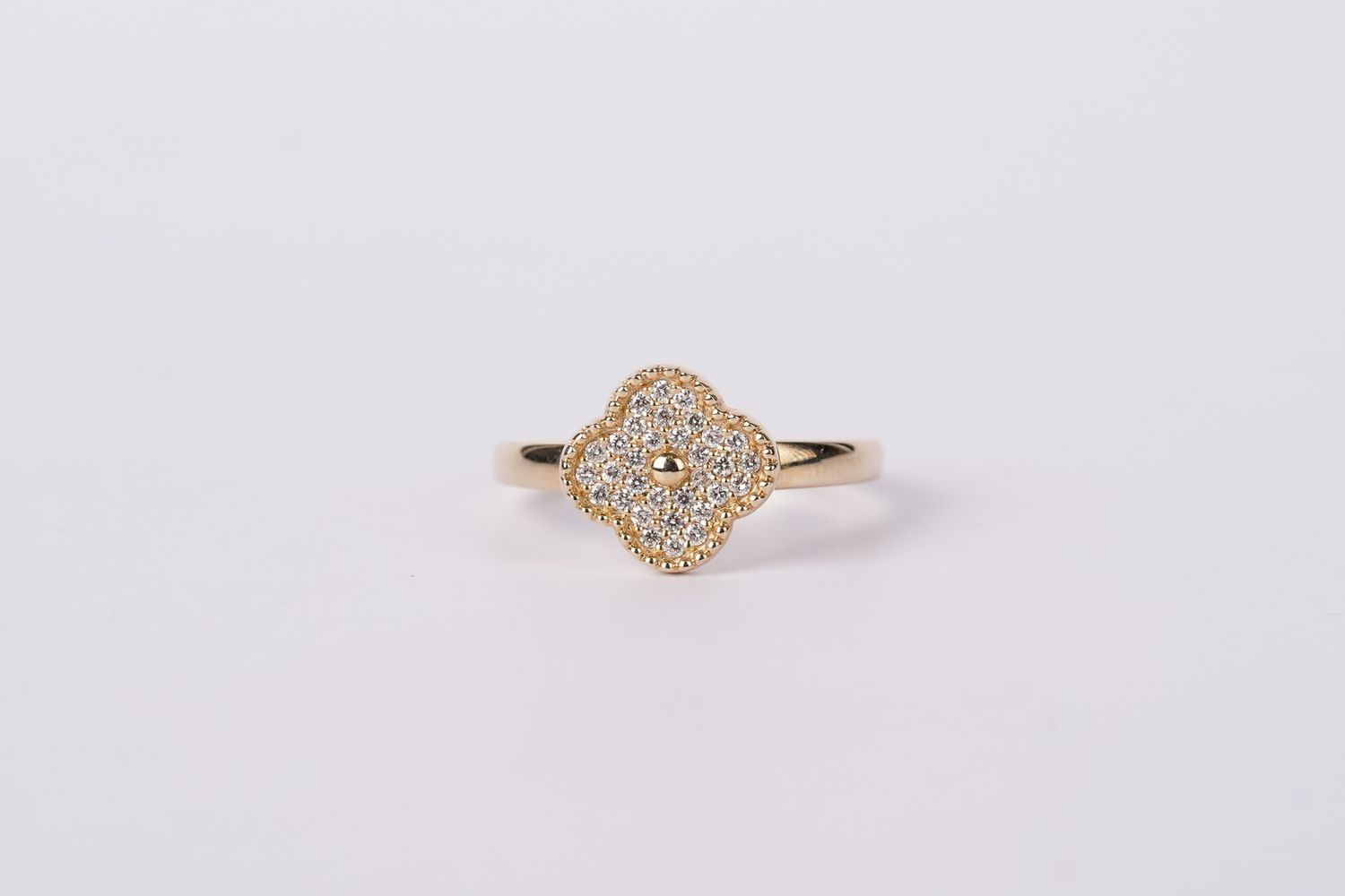 NLL- 14KY 2.82g .19ctw Diamond Fashion Ring (size 7)