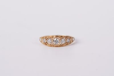 DDTX-14KY 2.80g .50ctw Diamond Vintage Inspired Band (size 7)