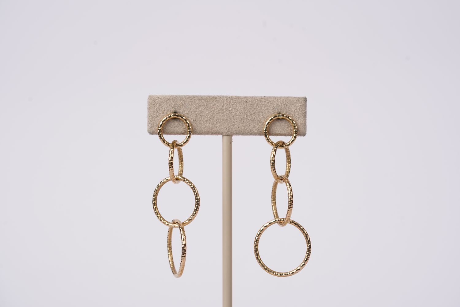VDT- 14KY 4.23g Gold Dangle Fashion Earrings