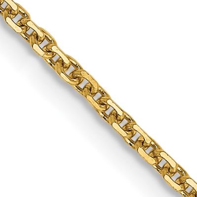 VVNV- 14KY 19.5g 2.7mm Diamond Cut H-Link Chain 24&quot;
