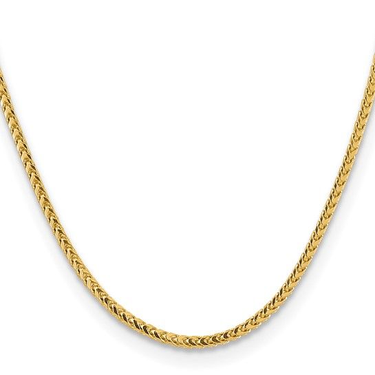 VBLE- 14KY 31.5g 3mm Franco Chain 24&quot;