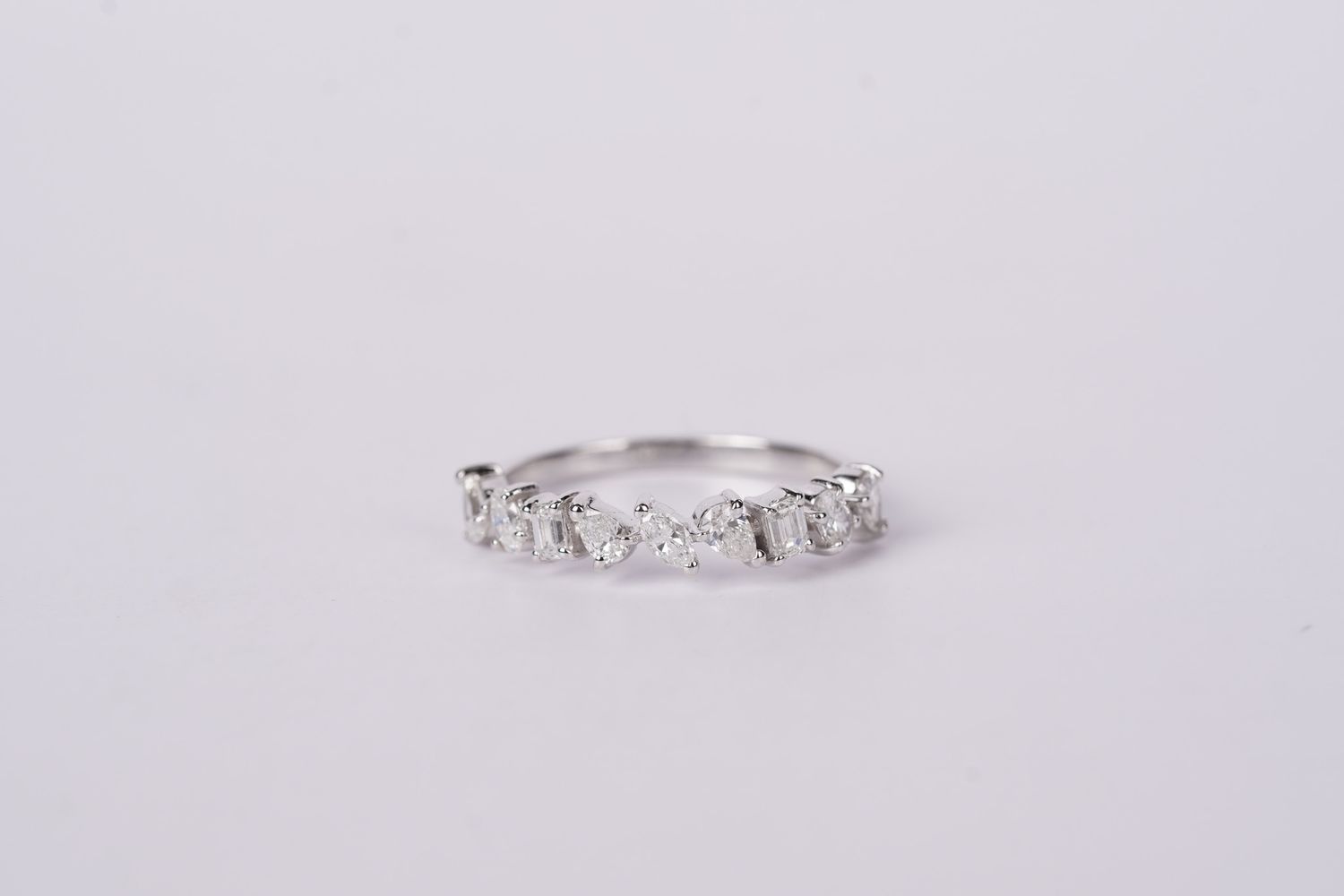 LTAX- 14KW 2.20g .76ctw Diamond Fashion Stackable Band (size 7)