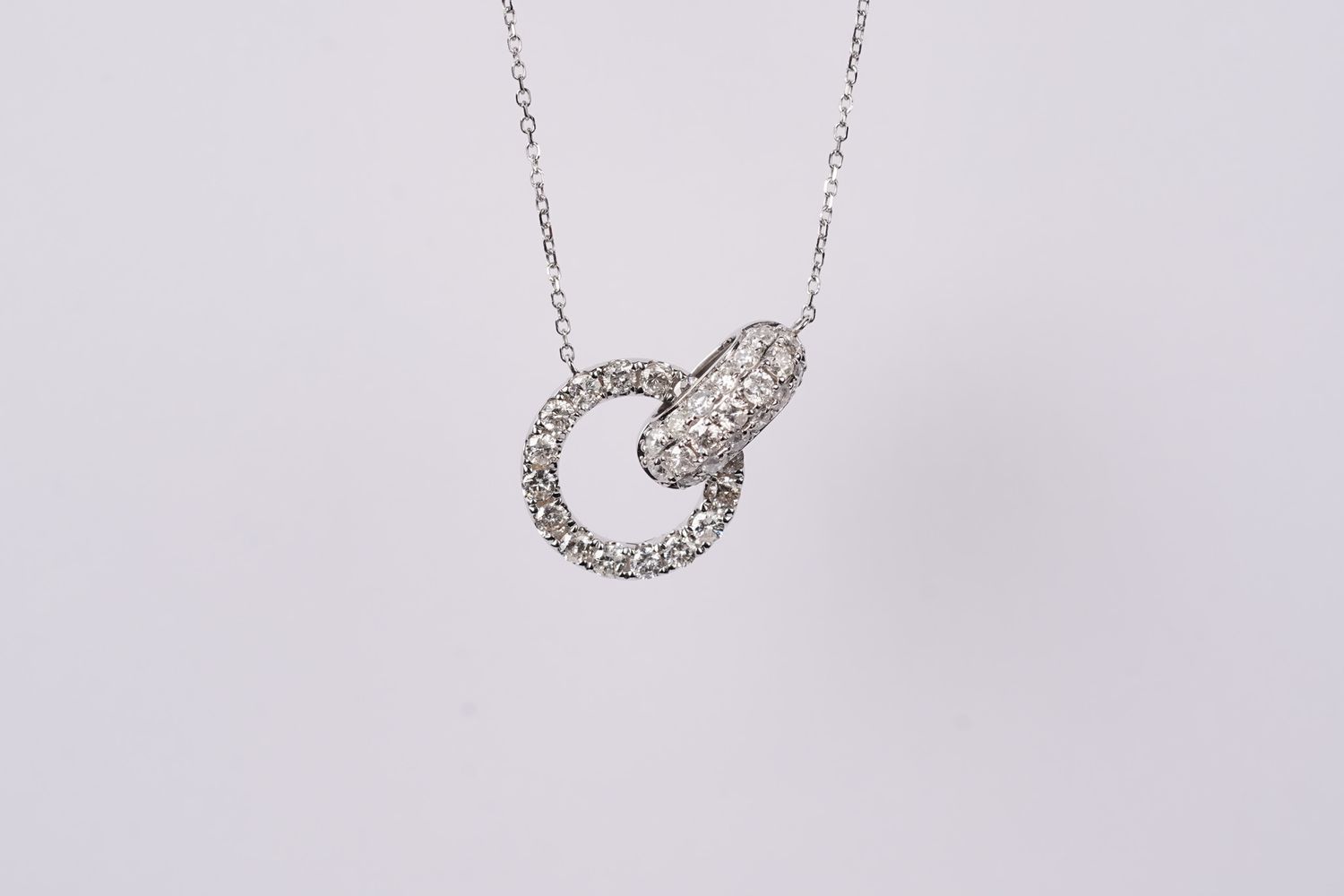 BTAX- 14KW 3.20g 1.00ctw Diamond Fashion Pendant 16&quot;