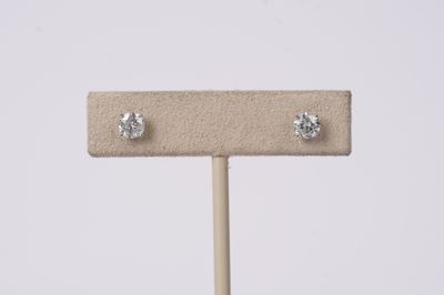 EAEX- 14KW .72g .97ctw G-H/I1-I2 Round Diamond Stud Earrings