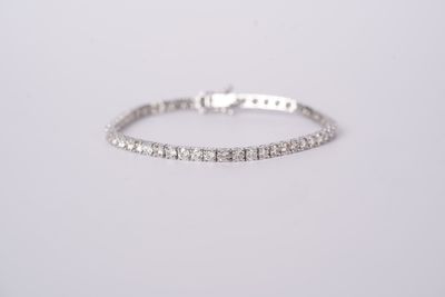 EDTPX-14KW 8.84g 6.43ctw J/VS1 Diamond Tennis Bracelet 7&quot;