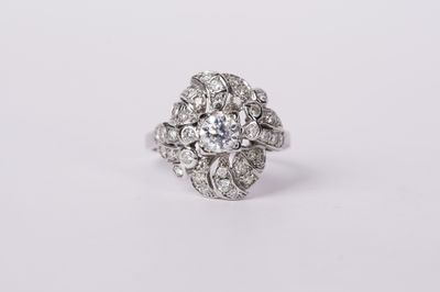 VRTT- 14KW 5.81g 1.77ctw (.77ctr) J/SI1 GIA European Cut Diamond Vintage Ring (size 11.25)