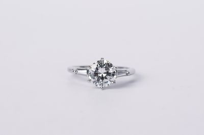 RDTT- 14KW 2.41g 1.81ctw (1.57ctr) I/SI1 Transitional Cut Diamond Engagement Ring (size 5.5)