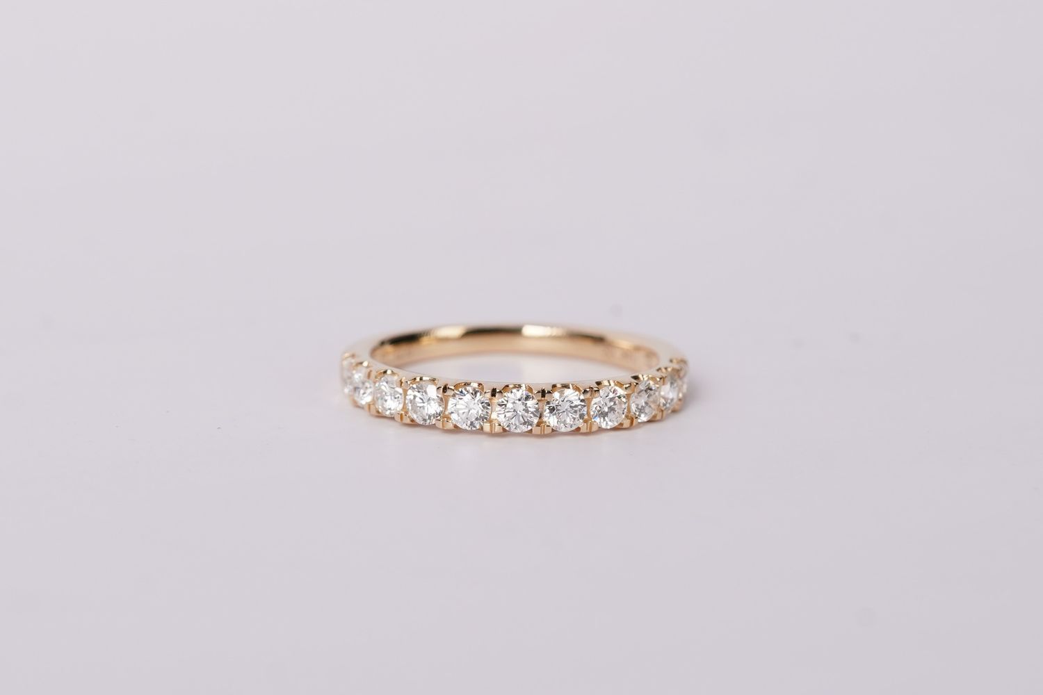 ELEX- 14KY 2.44g .71ctw Diamond Stackable Band (size 7)