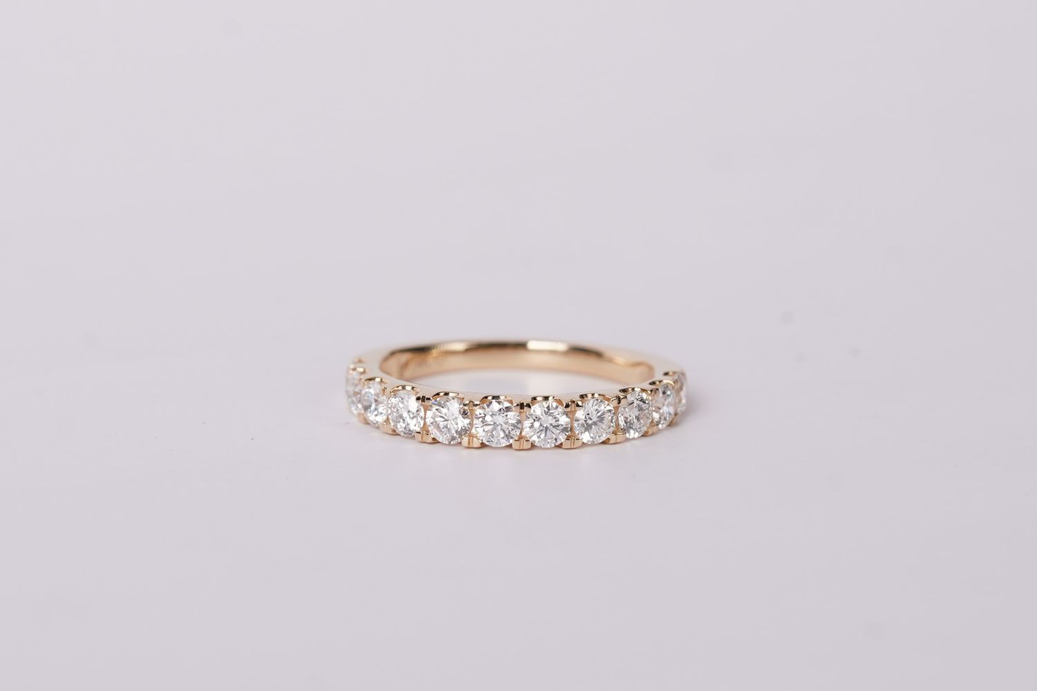 LITX- 14KY 2.78g 1.07ctw Diamond Stackable Band (size 7)