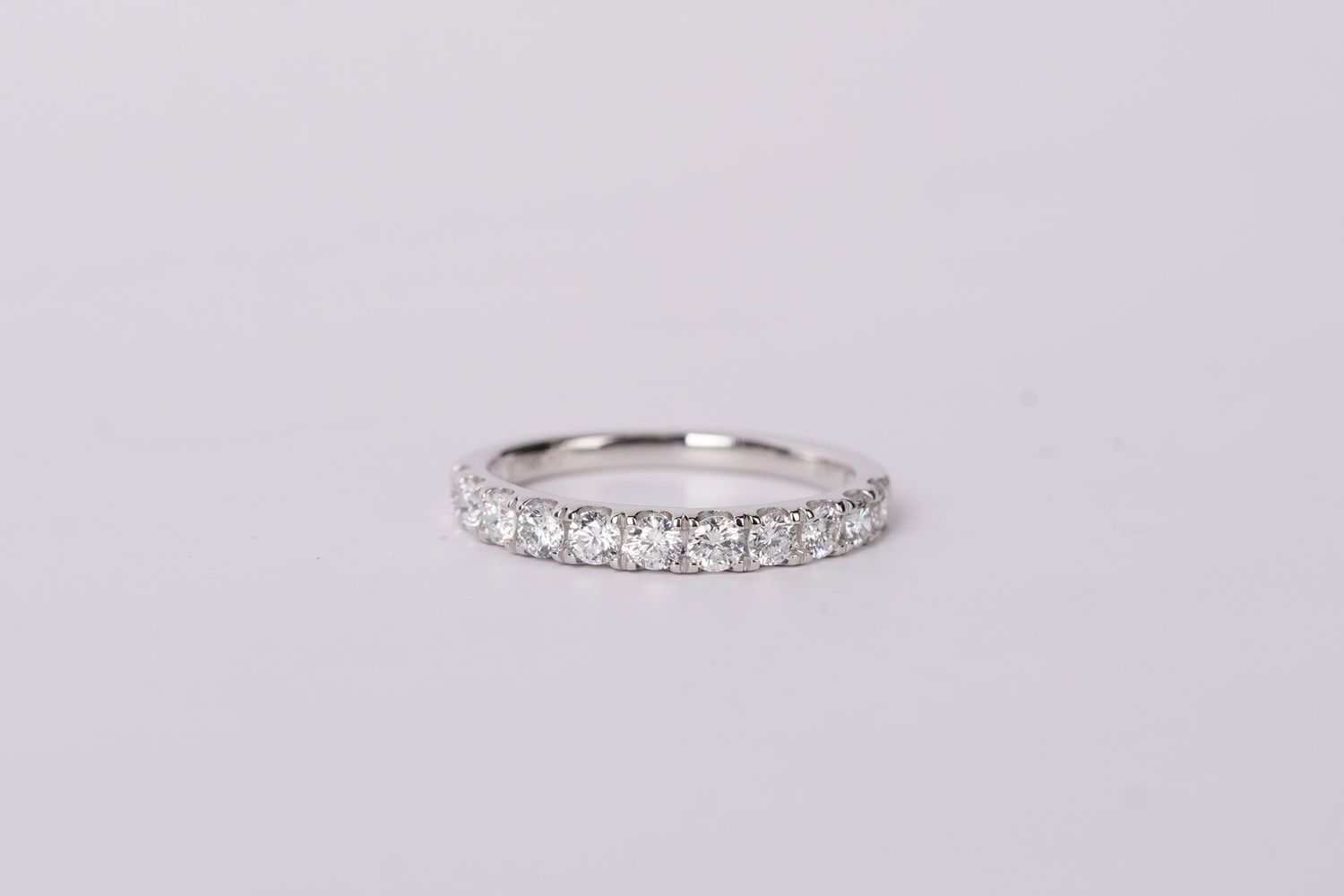 ELEX- 14KW 2.42g .71ctw Diamond Stackable Band (size 7)