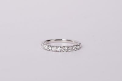 ELEX- 14KW 2.42g .71ctw Diamond Stackable Band (size 7)