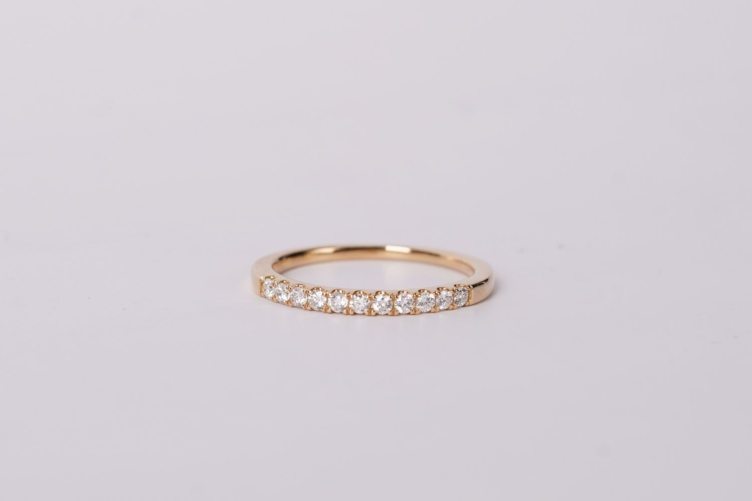 AIE- 14KY 1.76g .27ctw Diamond Stackable Band (size 7)