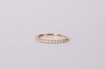 AIE- 14KY 1.76g .27ctw Diamond Stackable Band (size 7)