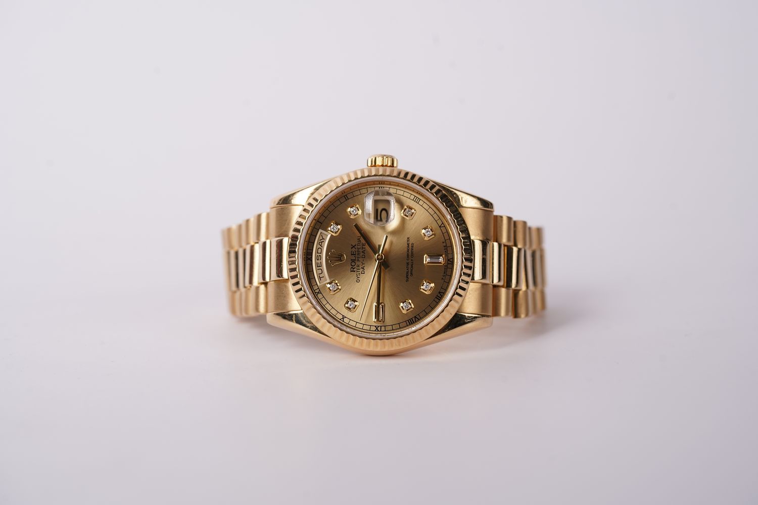 AVETT- Men&#39;s 36mm Rolex President Day-Date 18KY