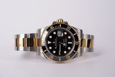 VVATT- Men&#39;s Rolex Two Tone Submariner 42mm