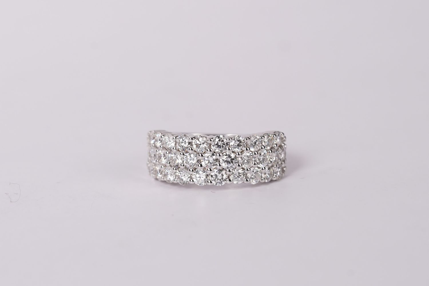 RTTX- 14KW 7.10g 2.00ctw Lab Grown Diamond Fashion Band (size 6)