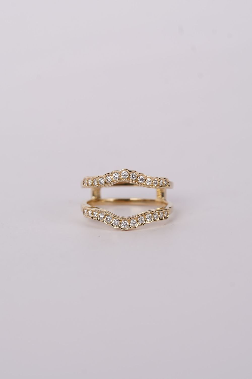 NTT- 10KY 4.04g .33ctw Diamond Ring Enhancer (size 7)