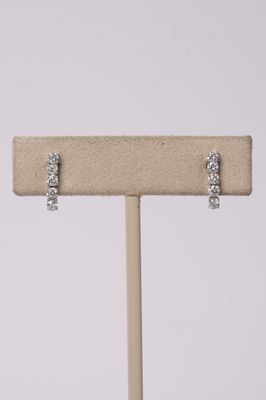 AIT- 14KW .73g .50ctw Diamond Dangle Earrings
