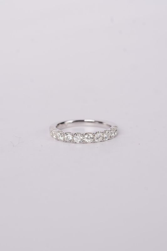 VTBI- 14KW 3.26g 1.00ctw Diamond U Prong Stackable Wedding Band (size 6.5)