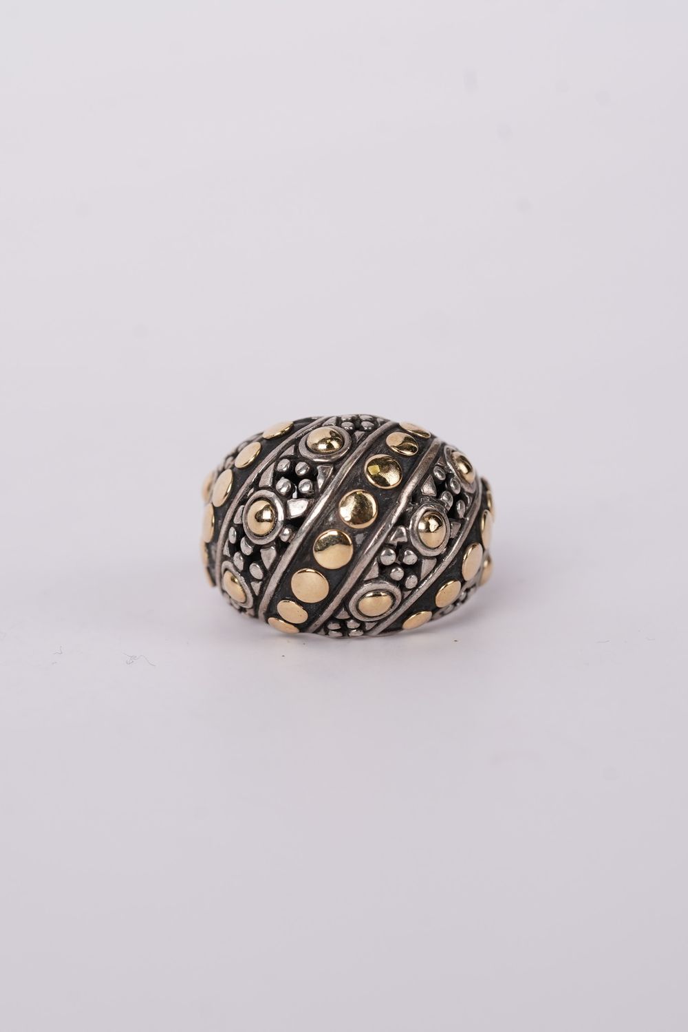 AEX- Sterling &amp; 18KY John Hardy Fashion Ring (size 7)