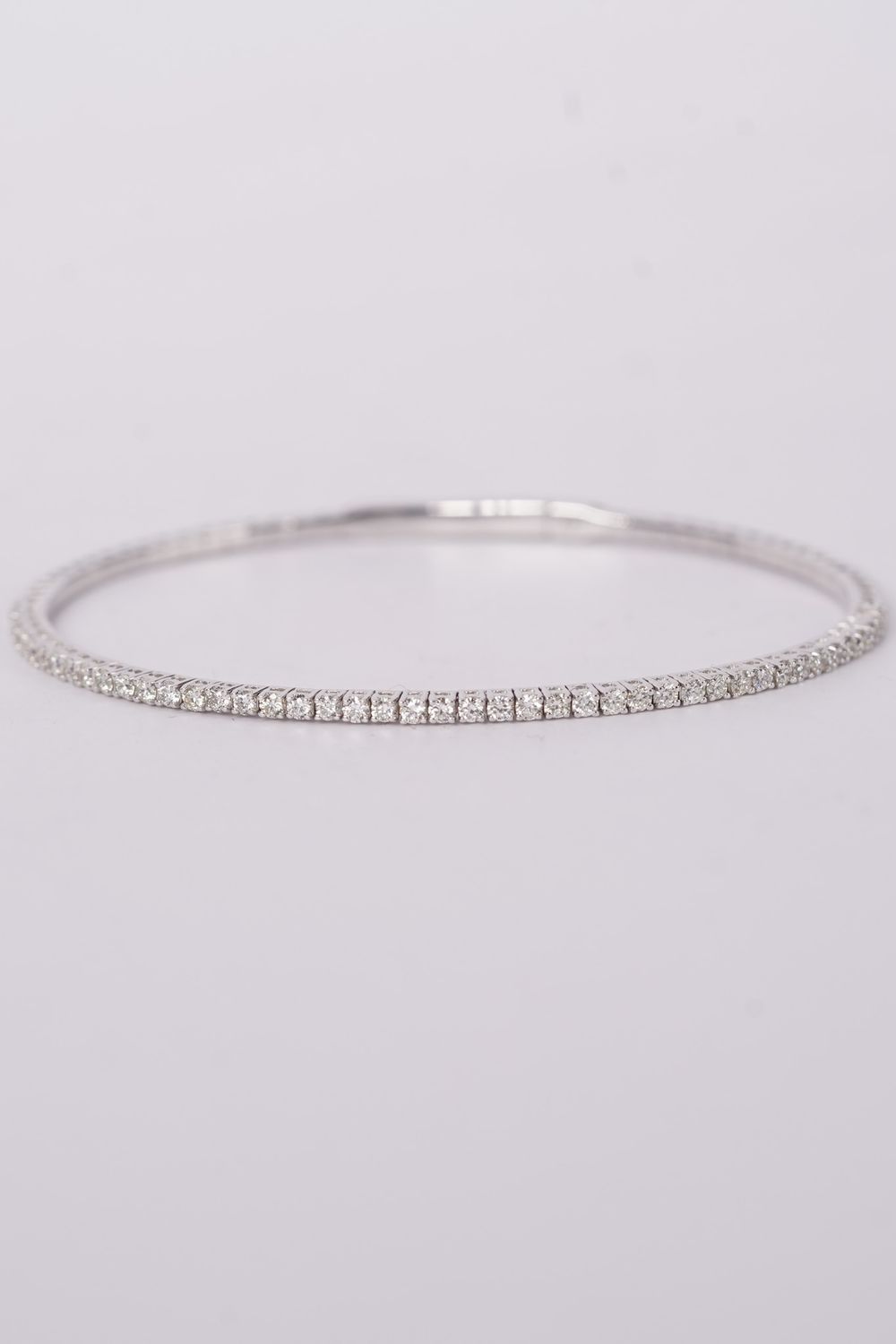 RETX- 14KW 6.52g 1.00ctw Diamond Flex Bangle Bracelet