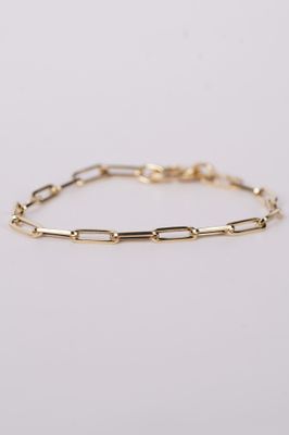 XTP- 14KY 1.95g Paperclip Bracelet 6&quot;