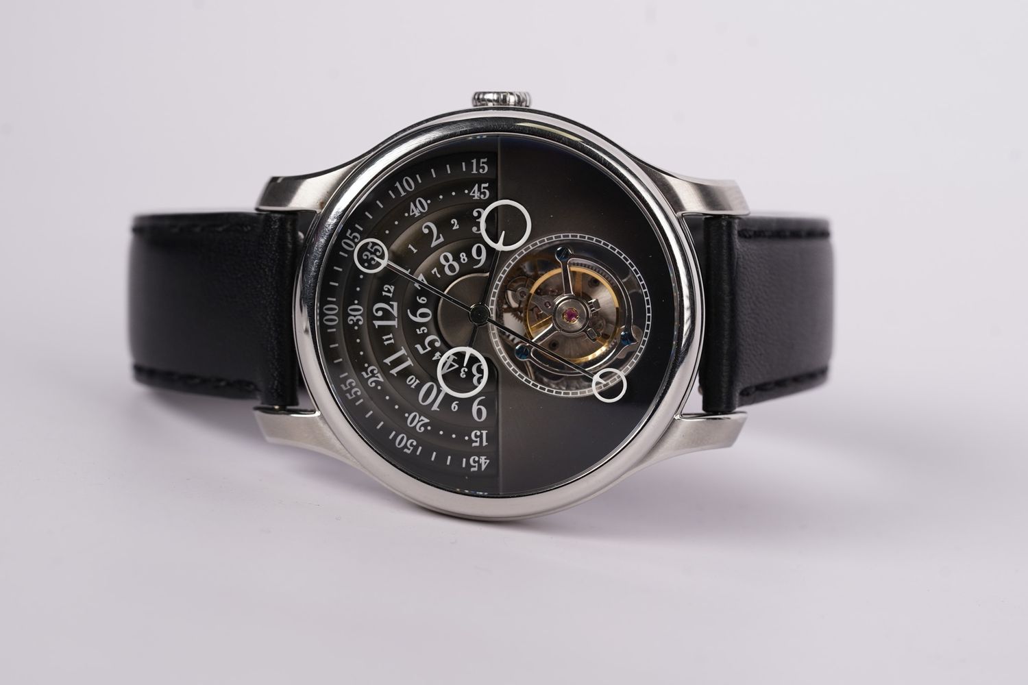 EBTX- XERIC Halograph Tourbillon Collector&#39;s Edition Fume Black Men&#39;s Watch