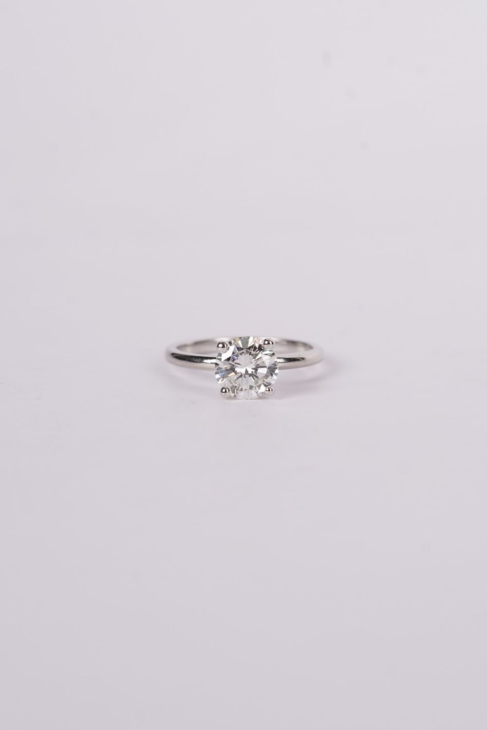 NDTTX- 14KW 2.78g 1.70ct H/I1 Round Diamond Solitaire Engagement Ring (size 7)