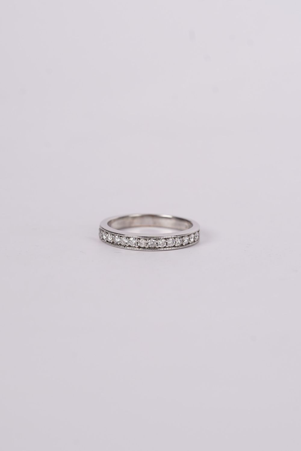 BEX- 14KW 3.27g .25ctw Diamond Stackable Band (size 6.5)