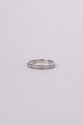 BEX- 14KW 3.27g .25ctw Diamond Stackable Band (size 6.5)