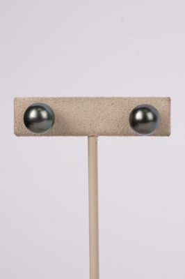 ATT- 14KW 3.00g 9-9.5mm Tahitian Pearl Stud Earrings