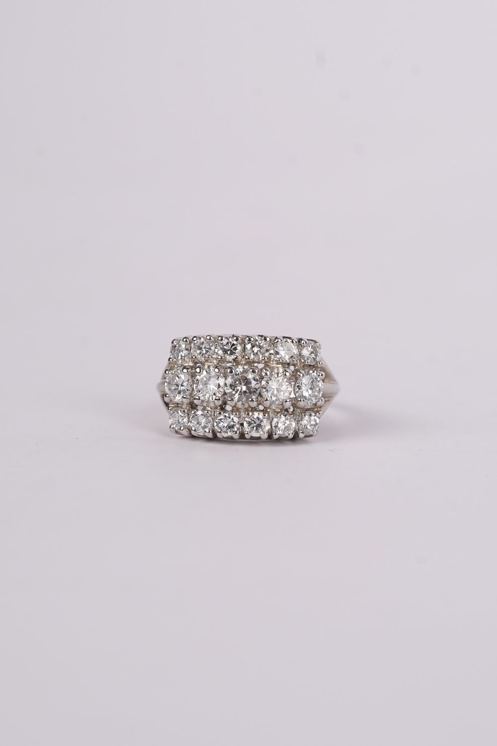 BETX- 14KW 6.07g 2.00ctw Diamond Vintage Ring (size 7)