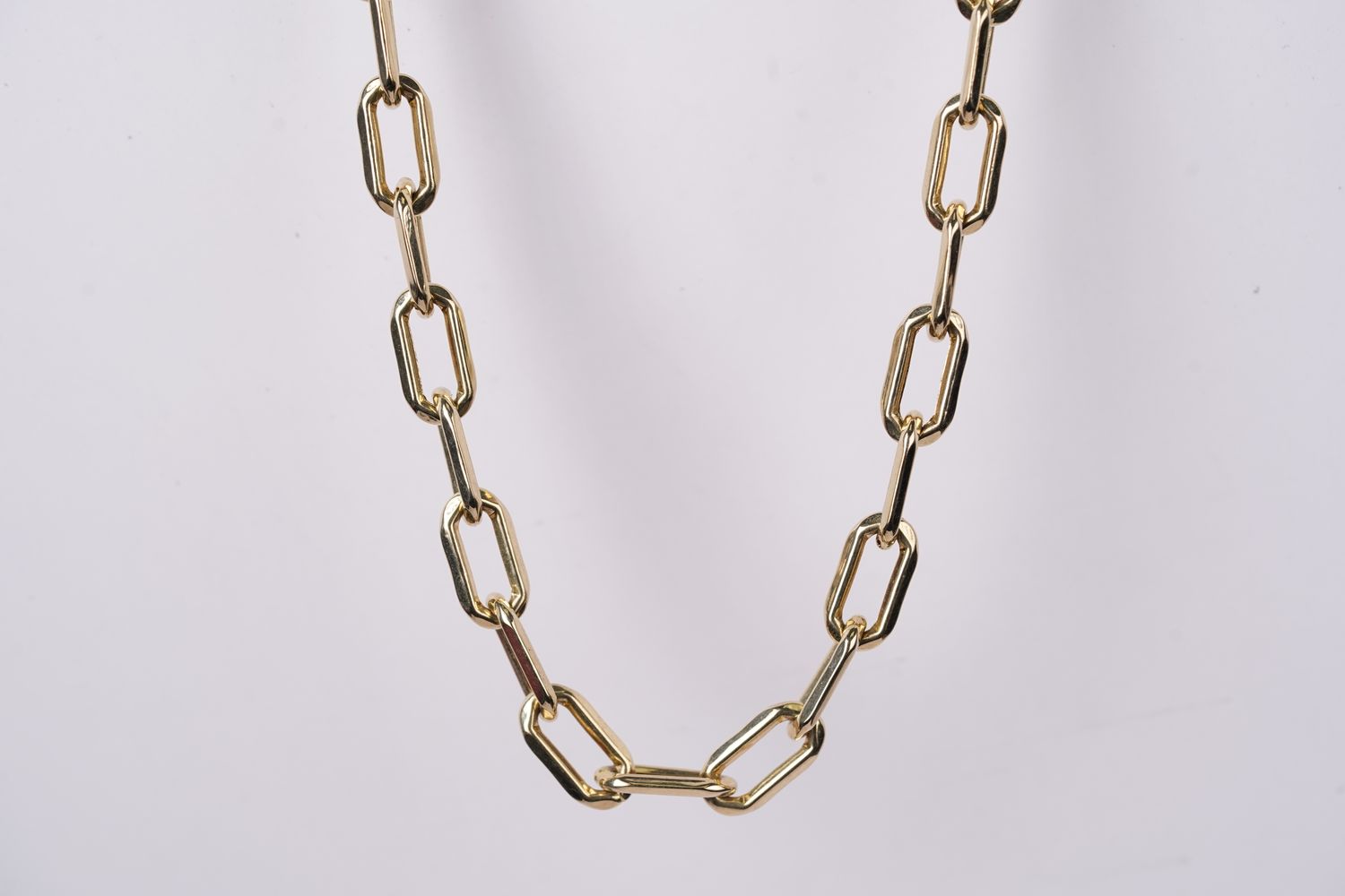 VTET- 14KY 17.51g Large Paperclip Chain 20&quot;