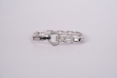 VDTT- 18KW 27.29g .75ctw Diamond Vintage Bracelet 7.25&quot;