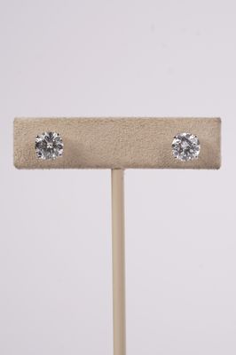 NAET- 14KW 2.11ctw H/SI2-I1 Round Diamond Stud Earrings