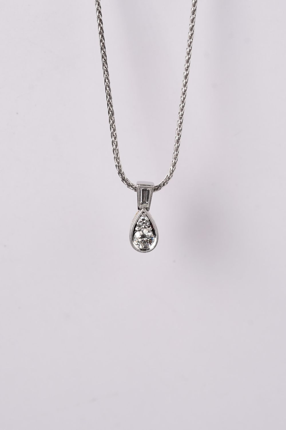DETX- 14KW 5.72g .25ctw Diamond Fashion Necklace 20&quot;