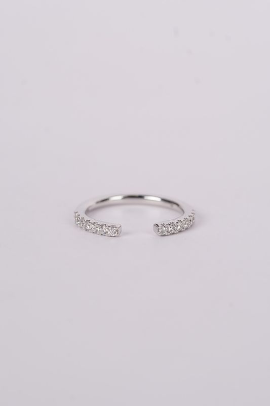 RVE- 14KW 1.83g .25ctw Open Diamond Stackable Band (size 6)
