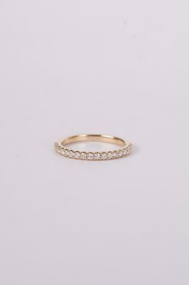 RBLX- 14KY 2.20g .35ctw Diamond Stackable Band (size 6.5)
