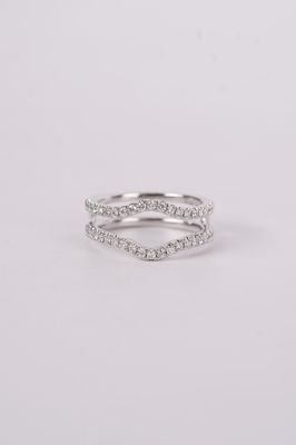 VAEL- 14KW 4.75g .55ctw Diamond Wrap (size 6.5)