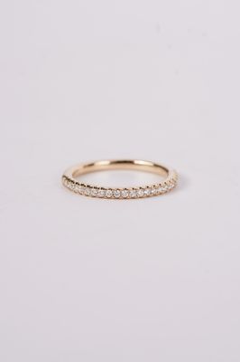 ENLX- 14KY 2.15ctw .20ctw Diamond Stackable Band (size 6.5)