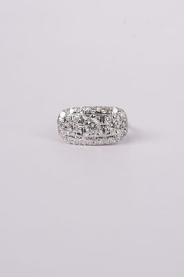 VRTX- 14KW 4.04g .75ctw Diamond Antique Ring (size 6.75)