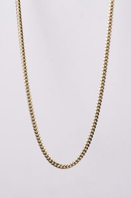 VDIT- 14KY 19.74g 3mm Cuban Link Chain 24&quot;