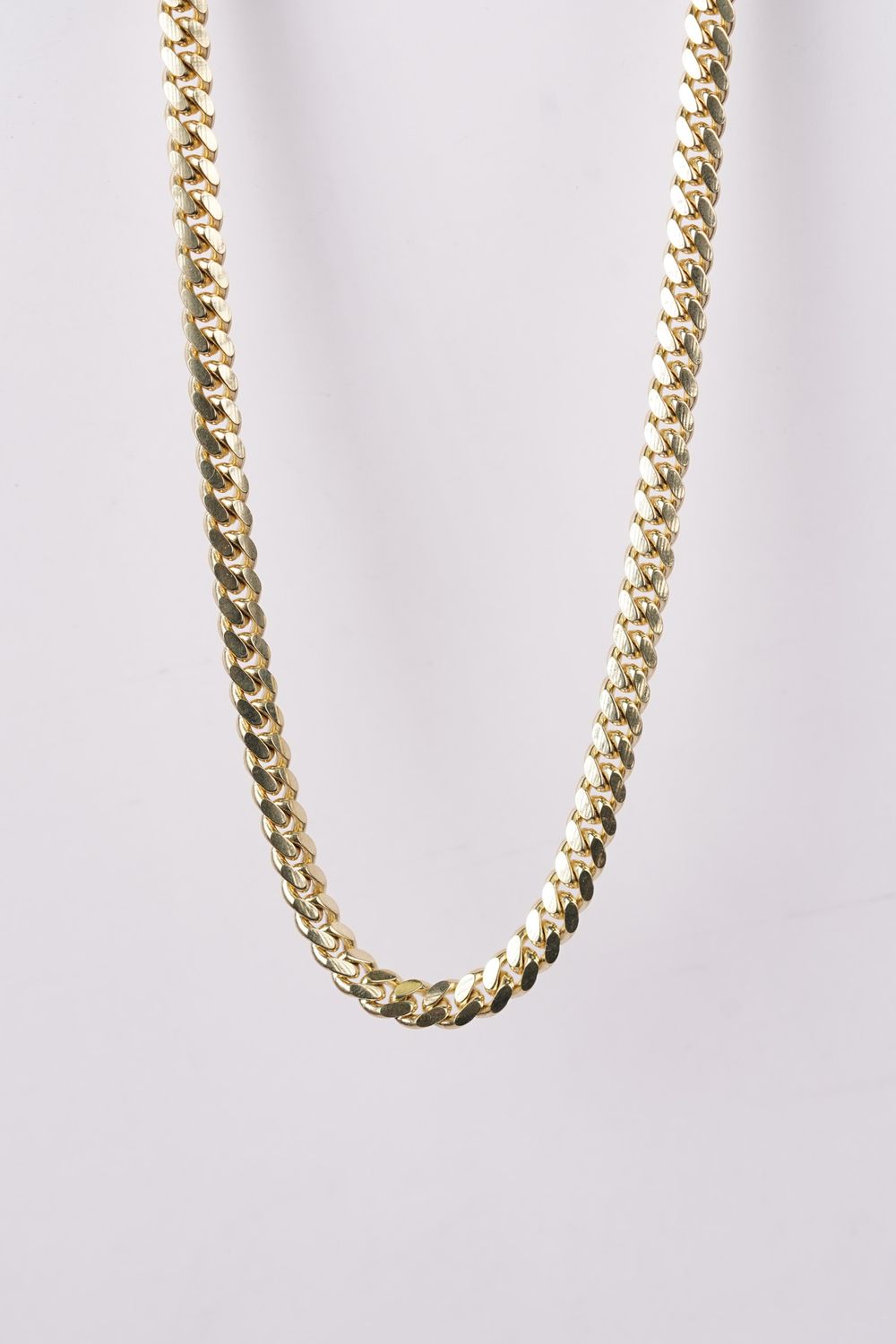 NDIA- 14KY 45.80g 4.5mm Cuban Link Chain 24&quot;