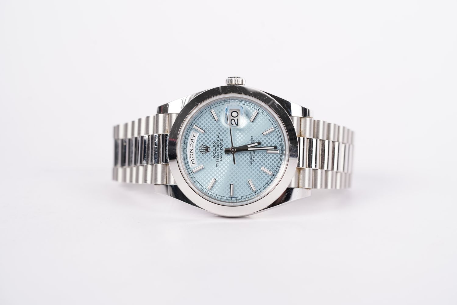 DDETT- Platinum 40mm Rolex Day Date President