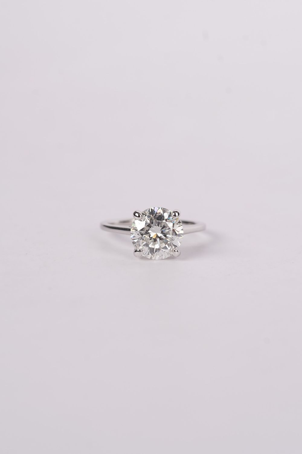 VVTPT- 3.71g 4.02ct G/I1 Round Diamond Solitaire Engagement Ring (size 7)