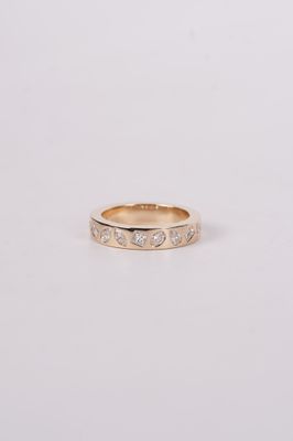VETT- 14KY 6.29g .78ctw Mixed Diamond Fashion Ring (size  6.5)