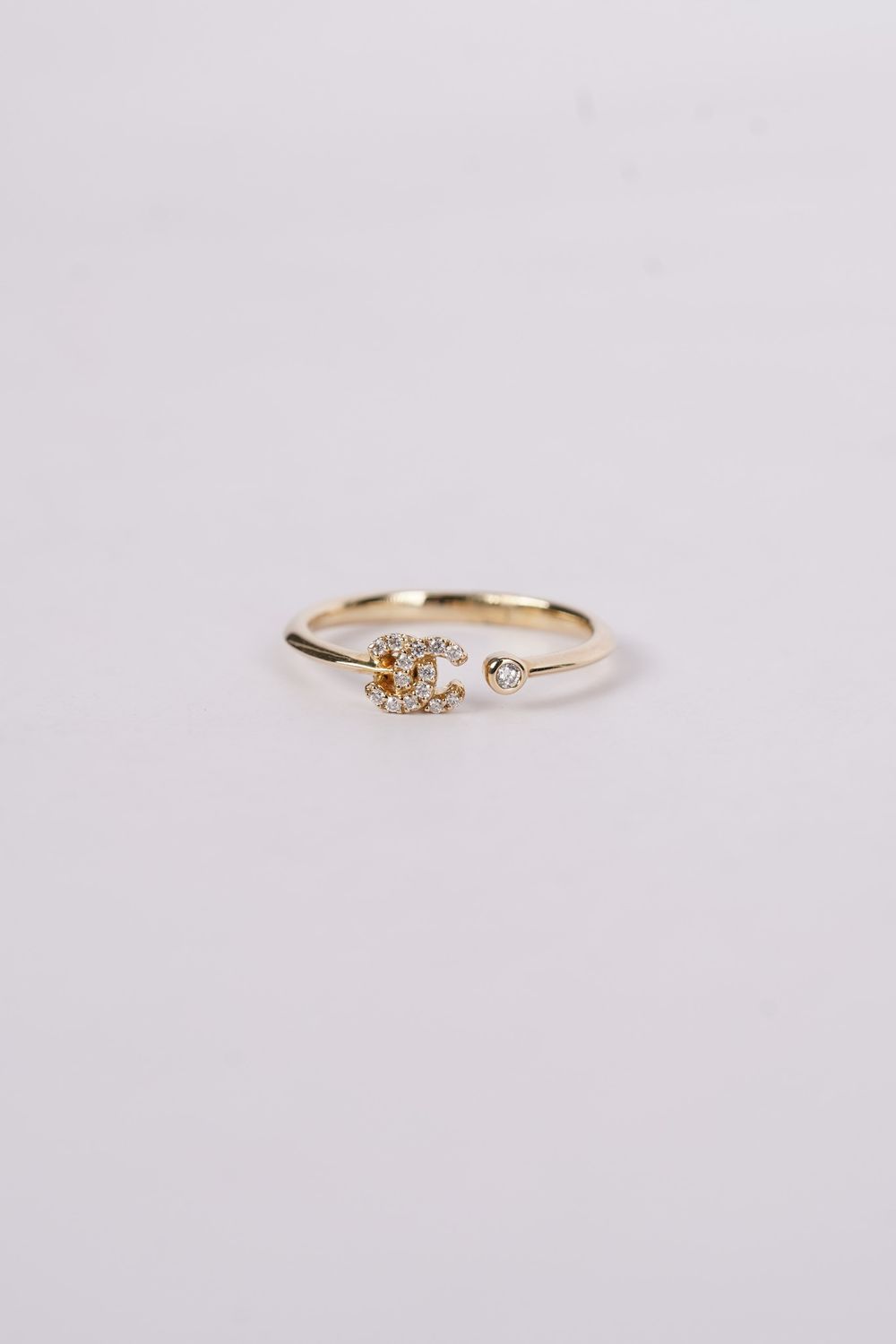 VRI- 14KY 1.80g .10ctw CC Diamond Fashion Ring (size 7)