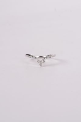 ARN- 14KW 2.20g .18ctw Diamond V-Band (size 7)
