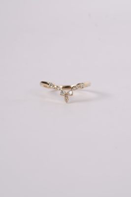 ARN- 14KY 2.20g .18ctw Diamond V-Band (size 7)